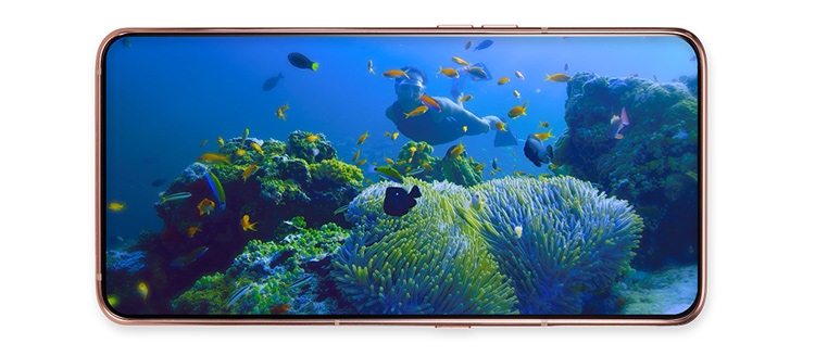 موبايل سامسونج جالكسي Samsung Galaxy A80 - 6.7 بوصة 128 جيجا بايت موبايل ثنائي الشريحة ذهبي