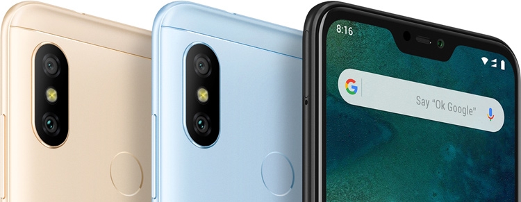 موبايل شاومي XIAOMI Mi A2 Lite موبايل ثنائي الشريحة - 5.84 بوصة - 64جيجا بايت - ذهبي. من جوميا