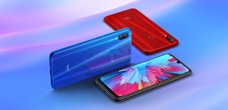 موبايل شاومى ريدمى XIAOMI Redmi Note 7 - 6.3-inch 32GB/3GB Dual SIM 4G Mobile Phone Neptune Blue