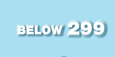 Below 299