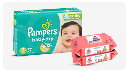 حفاضات  و مناديل