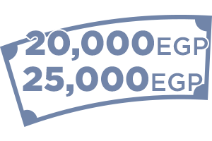 20,000 : 25,000 EGP