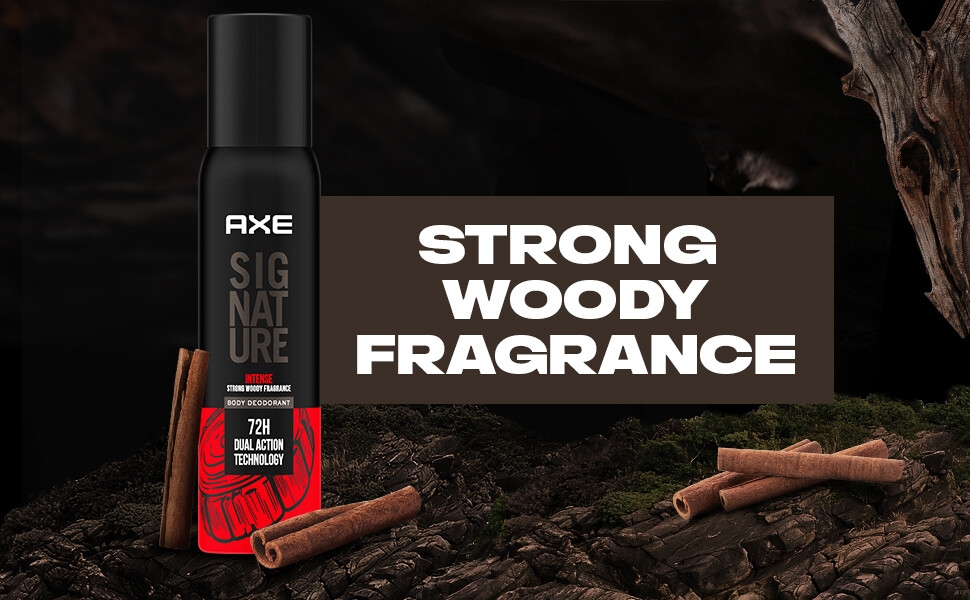 Axe Signature Intense Long Lasting No Gas Body Deodorant For Men 200 ml