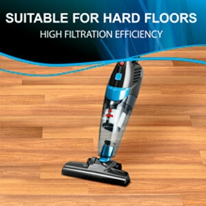 جهاز شفط الغبار 2 في 1 من بيزلين Featherweight 2024E 0.5 لتر 450 واط، أسود وأزرق