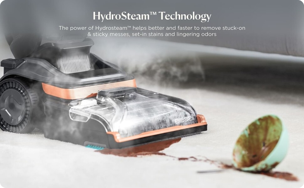 Bissell Revolution Hydrosteam Deep Cleaner in action