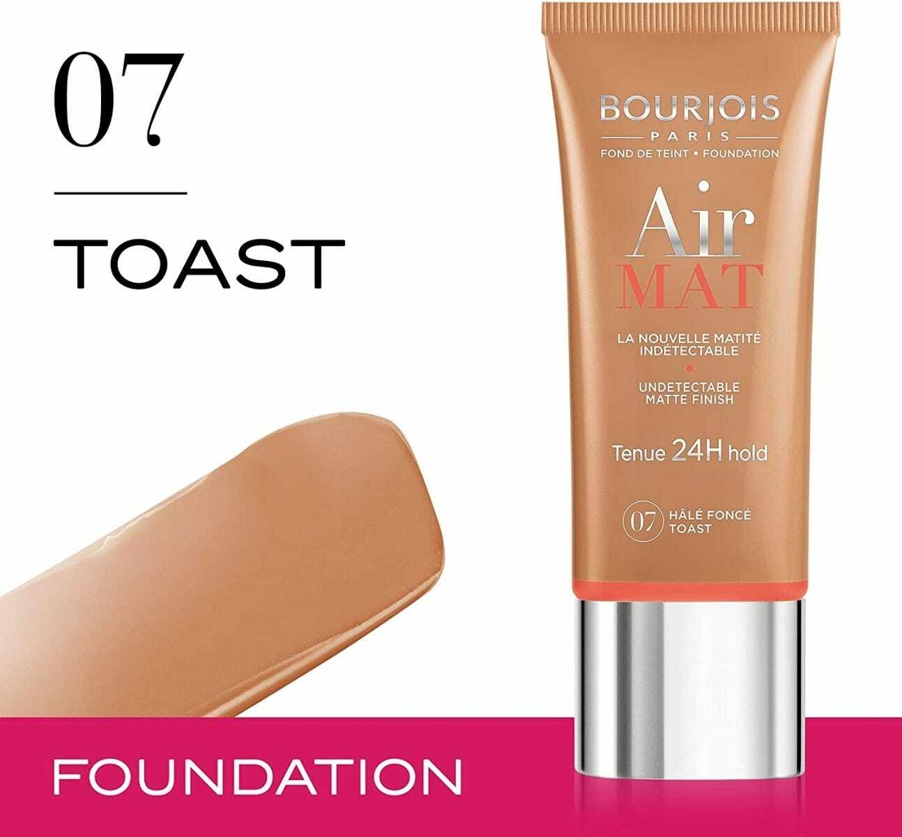 Bourjois Foundation Airmat T07 Hale Fonce Toast
