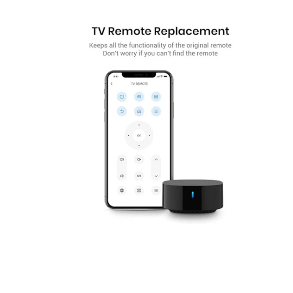 BroadLink RM4 TV Mate Universal  Remote – Alexa & Google Support-Dokkantech