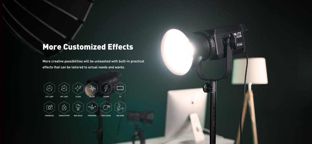 NANLITE FS-200Bi (Buy 1 Get 1 FREE) + GB-288 Optical Snoot
