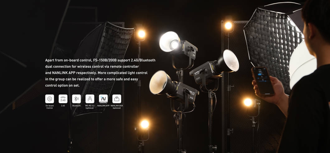 NANLITE FS-200Bi (Buy 1 Get 1 FREE) + GB-288 Optical Snoot