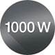Powerful 1000 W motor