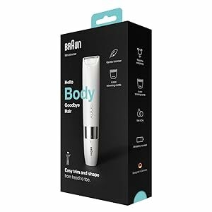Braun Body ميني Trίmmer For Gentle Body Hair Removal, Precision Trίmmer, Wet & Dry