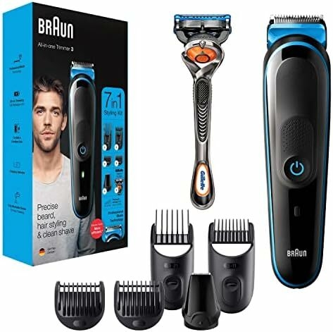 Braun All-in-one trimmer MGK3245, 7-in-1 trimmer, 5 attachments