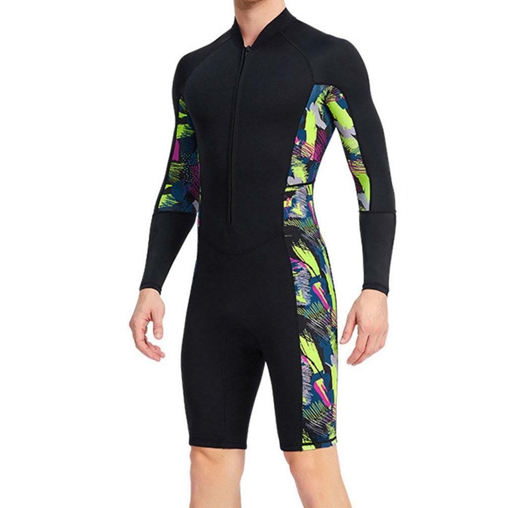 Fashion Men 1.5mm Neoprene Wetsuit Shorty Jumpsuit Swimwear For Surfing  Scuba price in Egypt, Jumia Egypt