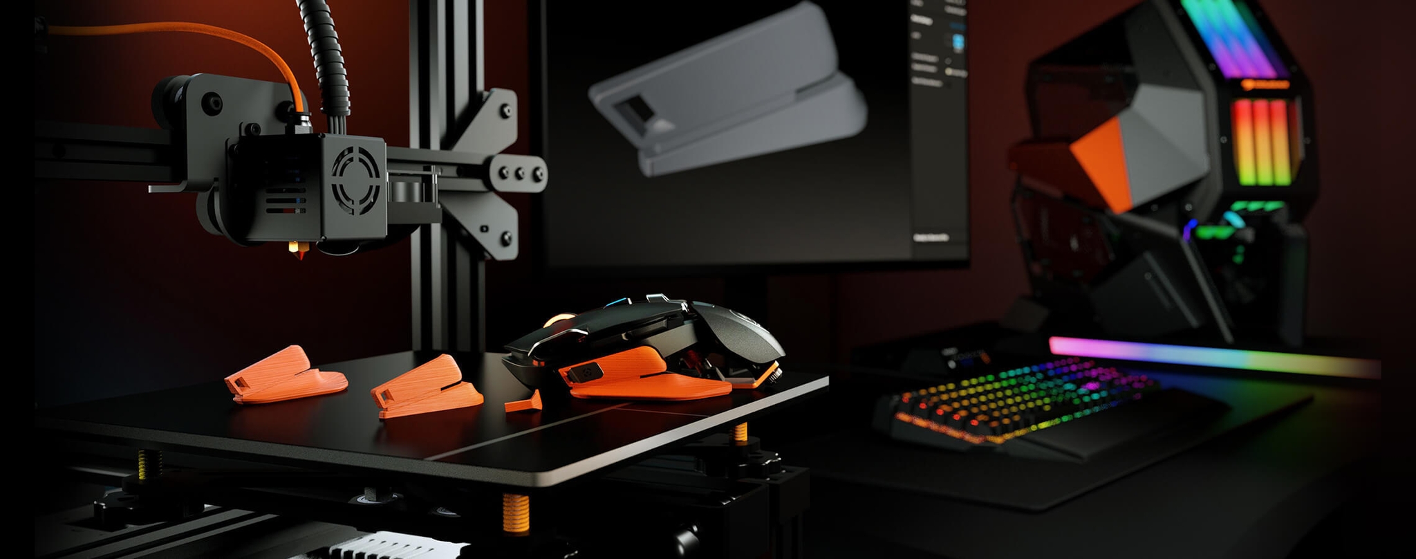 Cougar DUALBLADER Fully Customizable Gaming Mouse With Ambidextrous Ergonomics