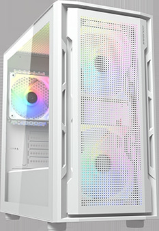 COUGAR Uniface Mini RGB White Gaming Case