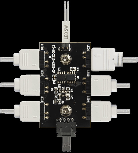 Cougar Case Uniface Mini RGB + STC600 Mini Tower - Black