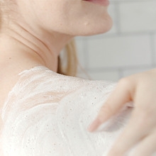 Exfoliates and nourishes