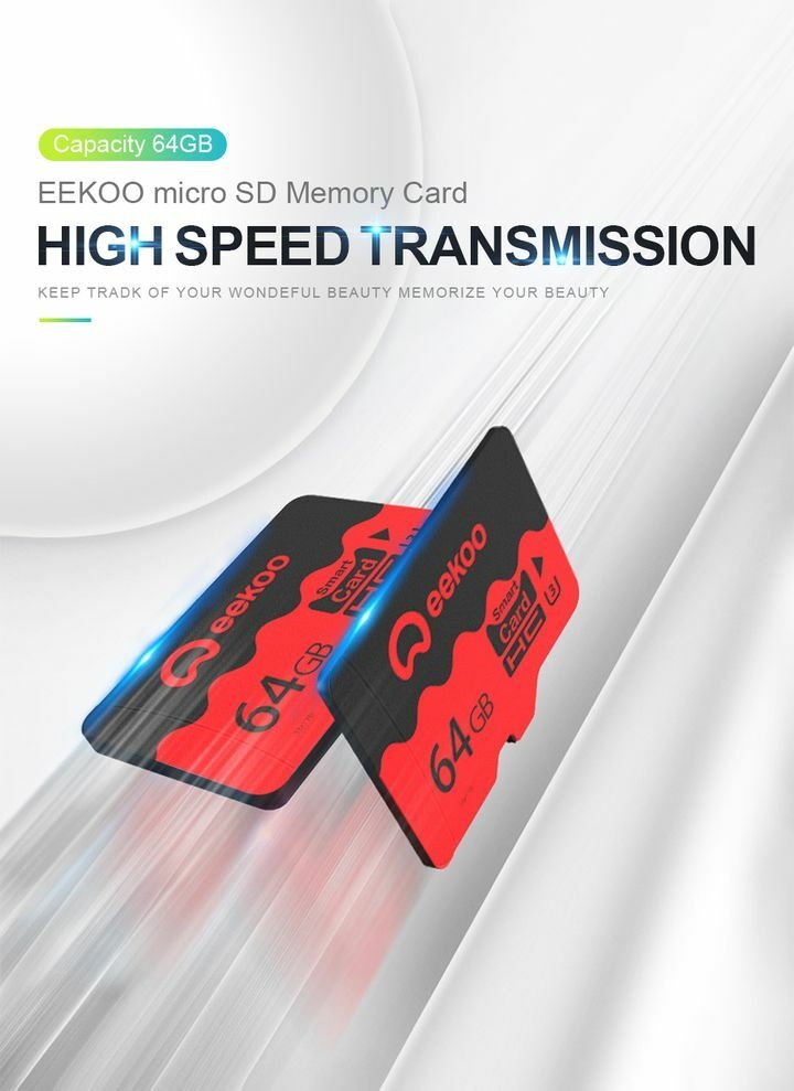 Eekoo 128GB UHS3 Memory Cards Micro SD TF Cards Flash Cards price in