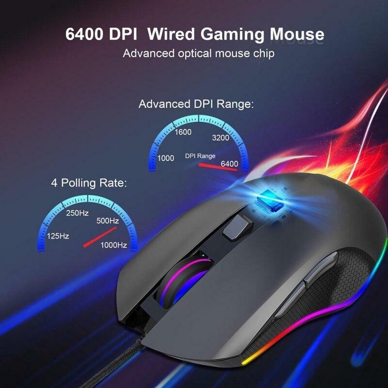 FV-Q7 Game Mouse Wired Rainbow Glow Mouse Game Electricity Mouse Mouse For  Laptop Wireless White Wireless Mouse – pērc par zemām cenām e-komercijas  platformā Joom