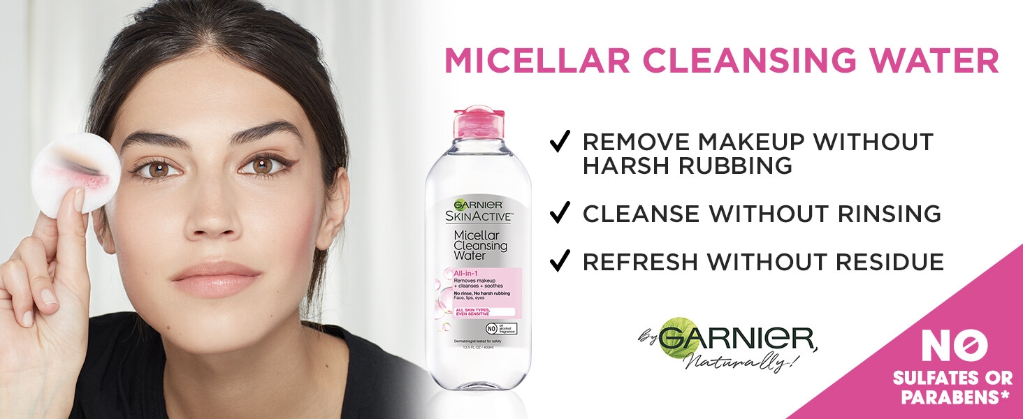 micellar water all skin types makeup remover