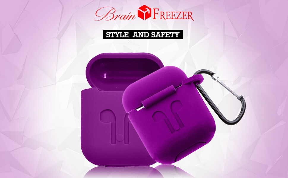 جراب سيلكون لحماية السماعات الايربودز من الخدش