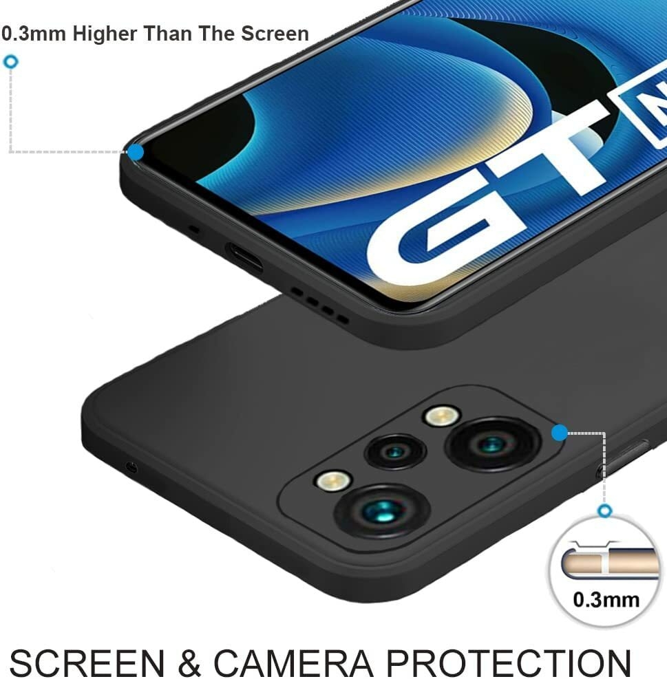 Custodia Flip Realme GT Neo 3 Blu: Portafoglio con Zip Salvaspazio