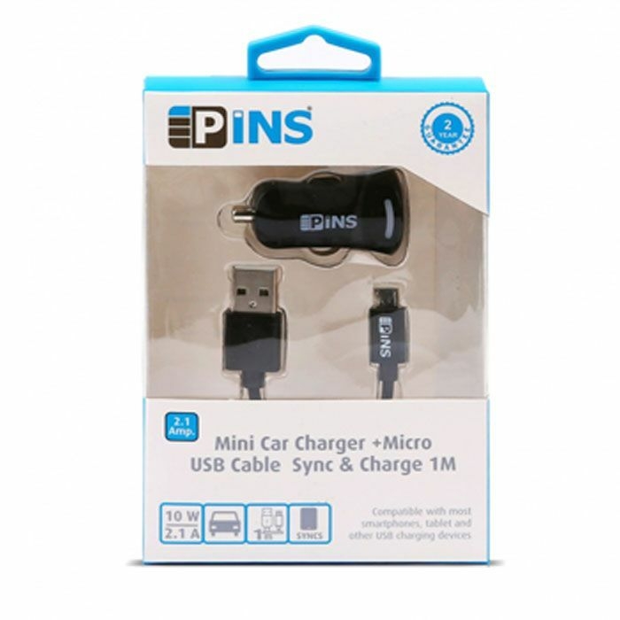 Pins Car charger Micro USB Mini 1A 1USB