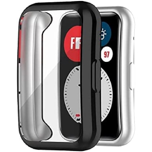 For Huawei Watch Fit Protective Soft TPU Case Cover Screen Protector Smart Watch
