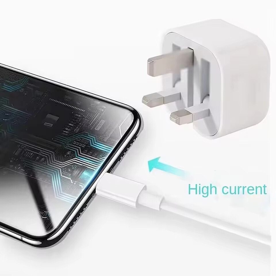 Cell Phone Wall Charger Uk Plug Collapsible Single Type C Charging Head Travel Adapter Pd 20w Wall Charger Fast Charger