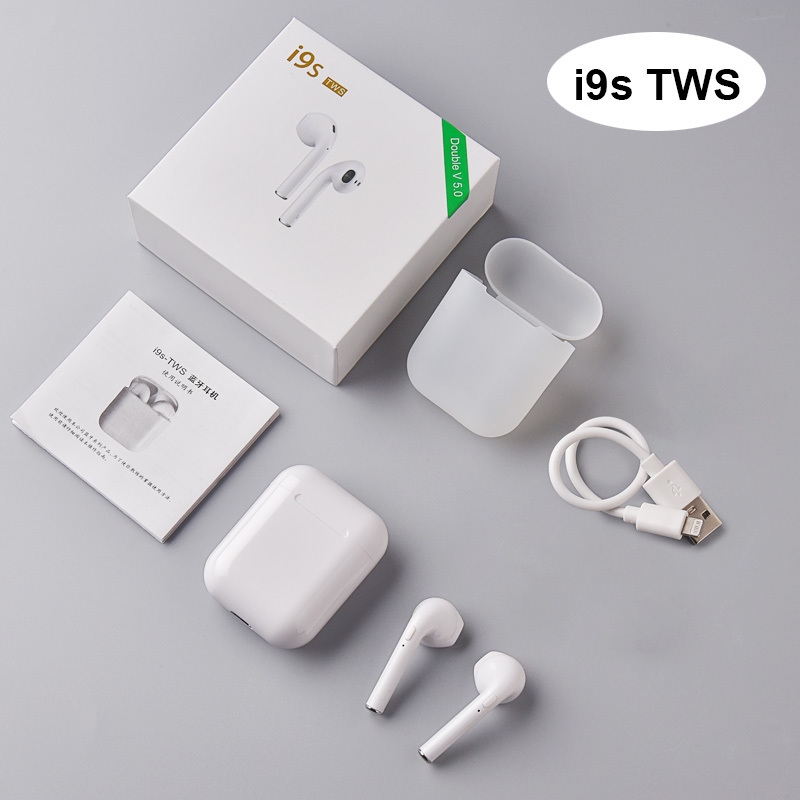 I9S I10 TWS Air Pods Wireless Headphones Bluetooth Earphones Mini Magnetic Charging Case For iPhone Android SmartPhone Headset (1)