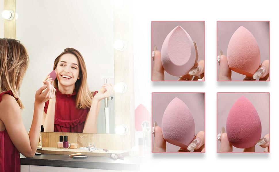 4Pcs Makeup Sponge Blender Set