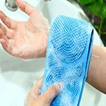 exfoliating back scrubber