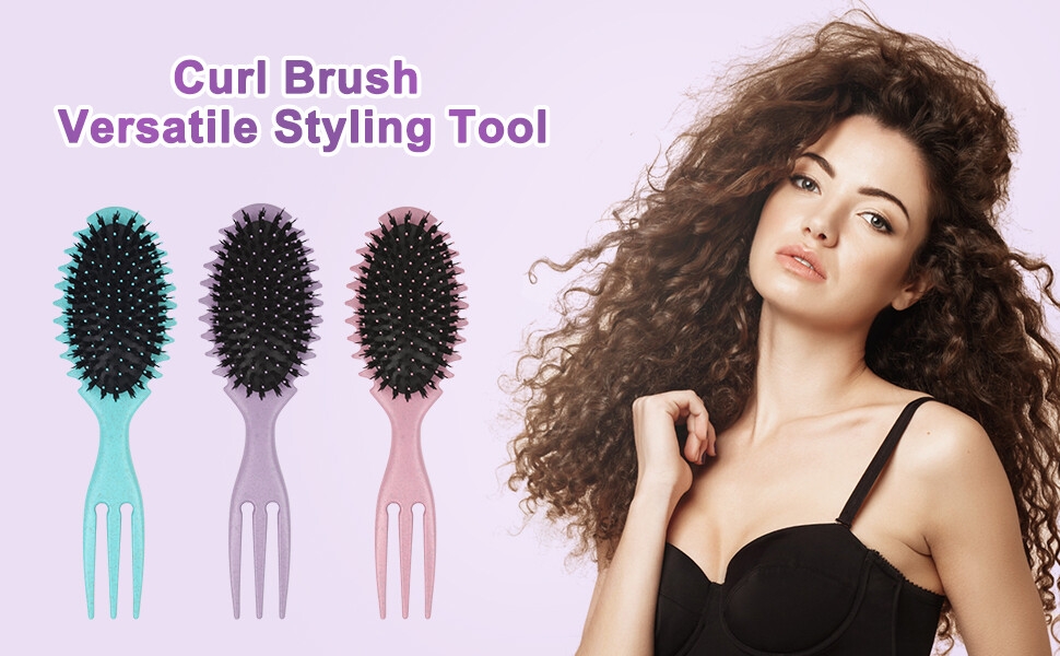 فرشاة تحديد الشعر المجعد