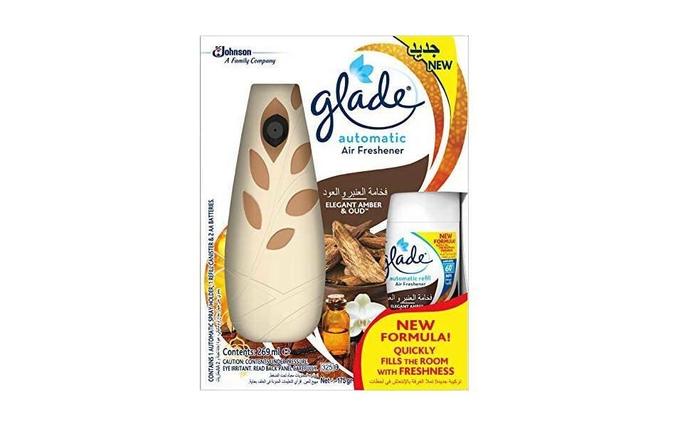 Glade Amber And Oud Scent Automatic Spray Holder