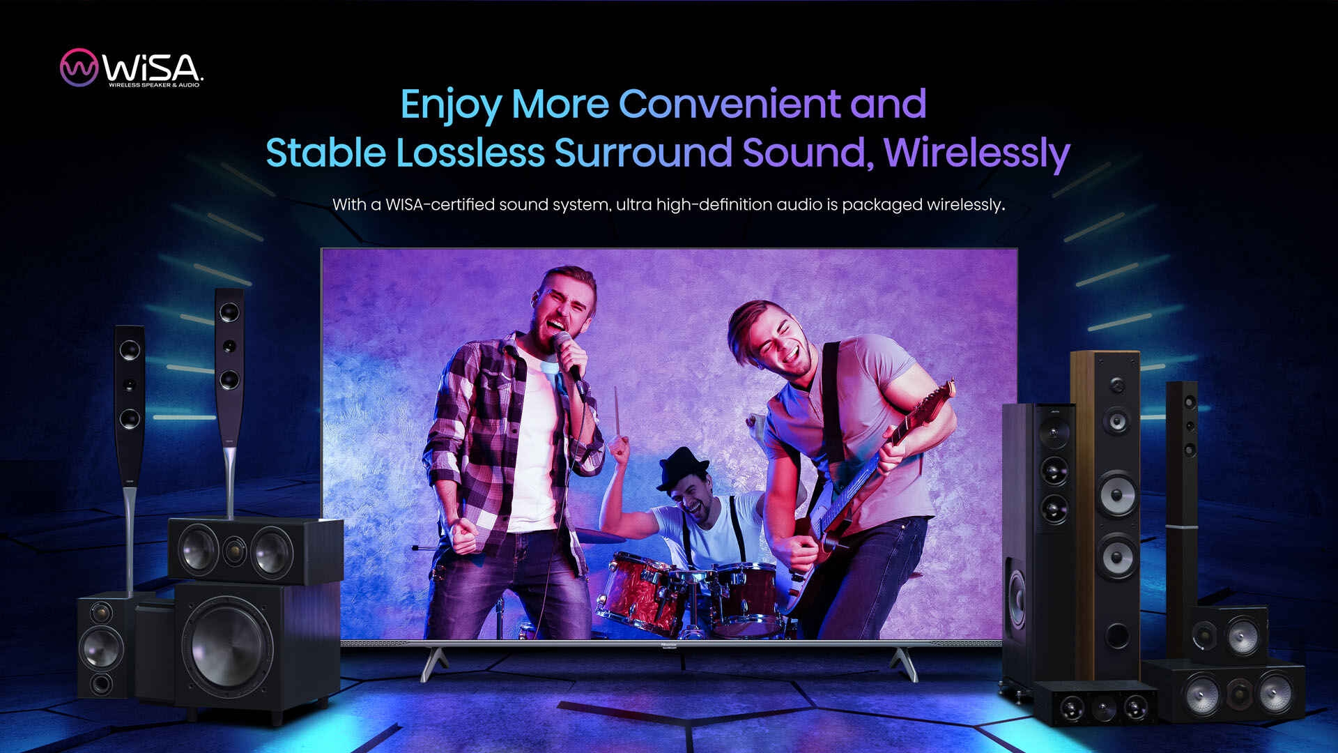 Hisense 55Q7N QLED 4K VIDAA Smart TV feature banner