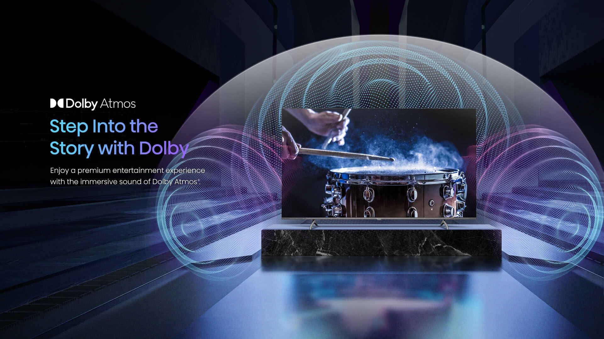 Hisense 55Q7N QLED 4K VIDAA Smart TV feature banner