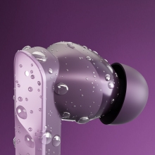 IPX4 rated, sweat and splash resistant