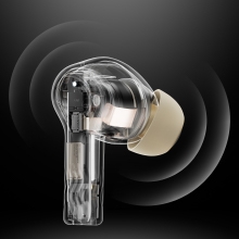 environmental noise cancellation, 4 Mic AI-ENC, crystal clear calls, 4 microphones, AI filtering