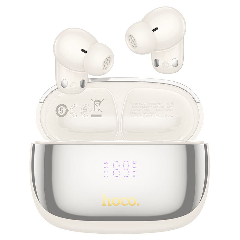 hoco eq20 rhyme tws anc enc bt headset display