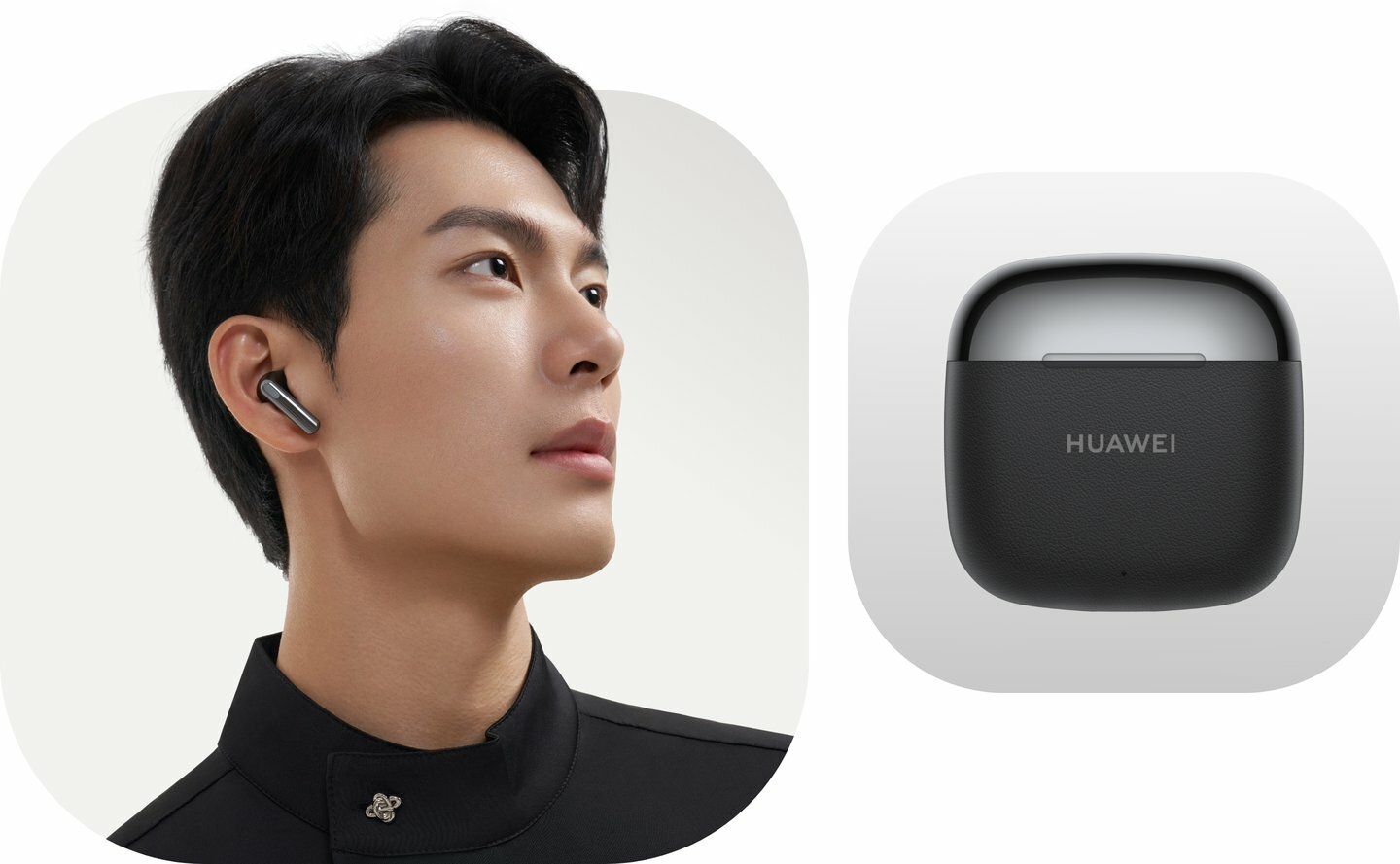 Two HUAWEI FreeBuds SE 3 colors