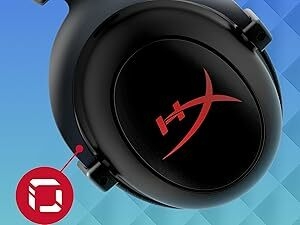 DokanTech_HyperX Cloud II Core Wireless Headset - DTS Audio, Memory Foam, Black