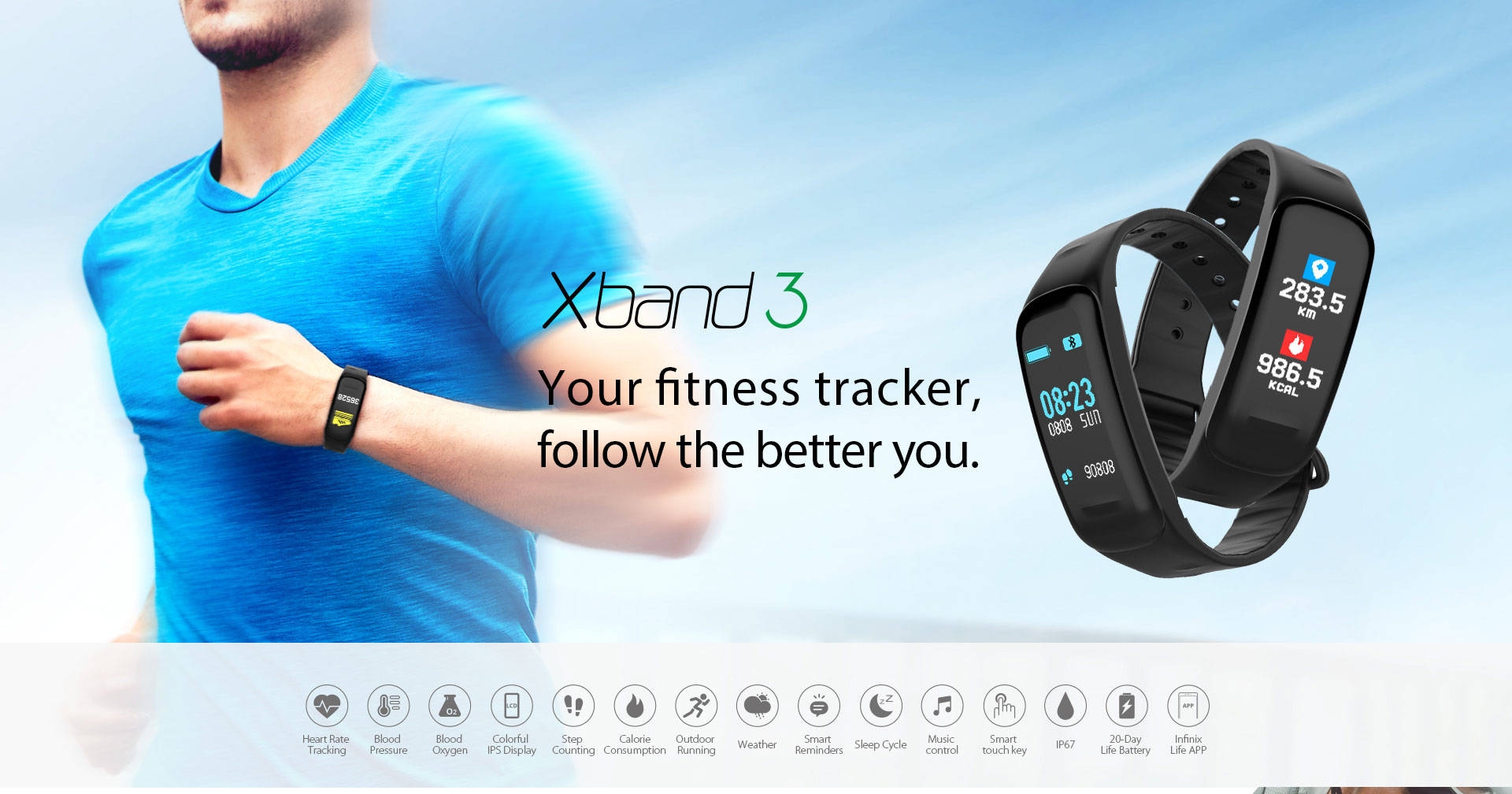 infinix xband3 smart watch