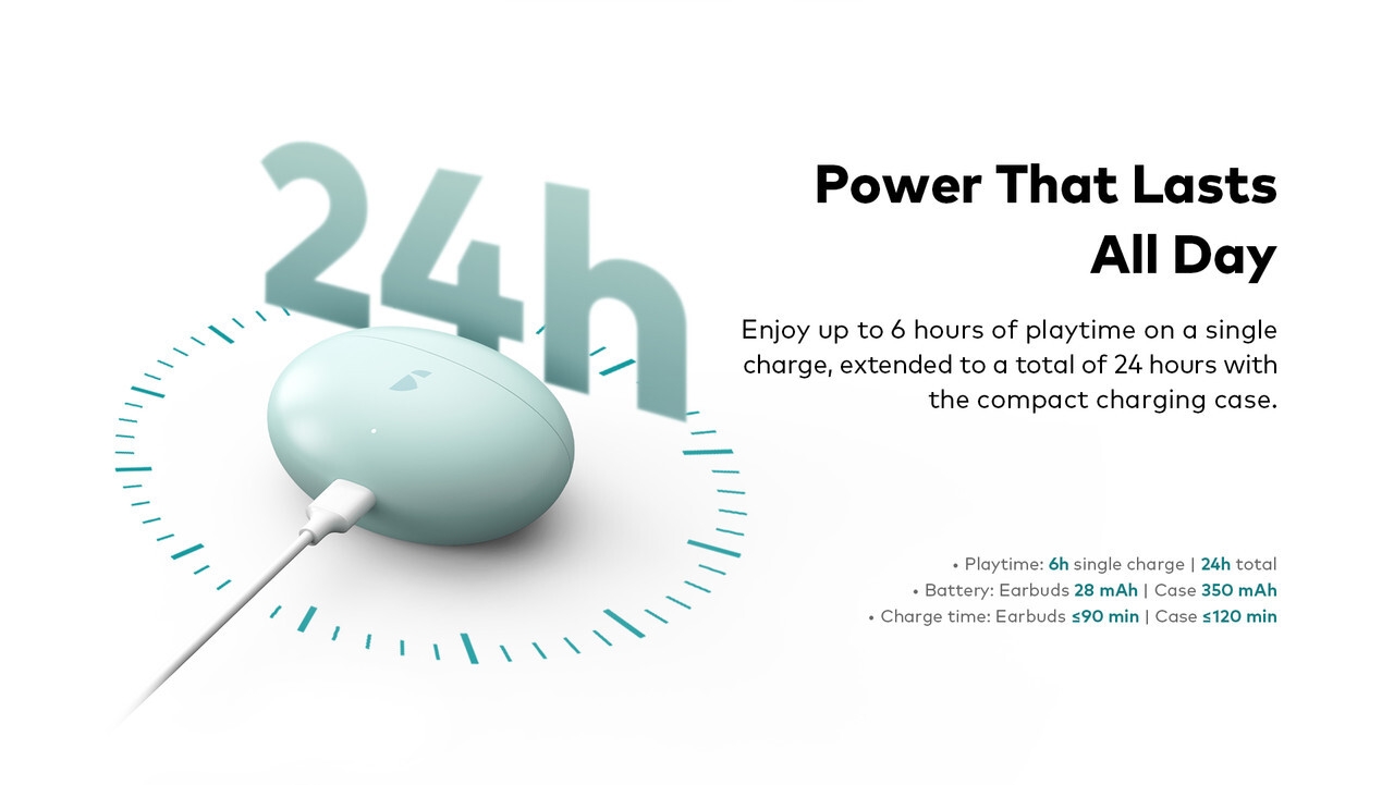 Extended 24 Hour Battery Life Charging Case Station