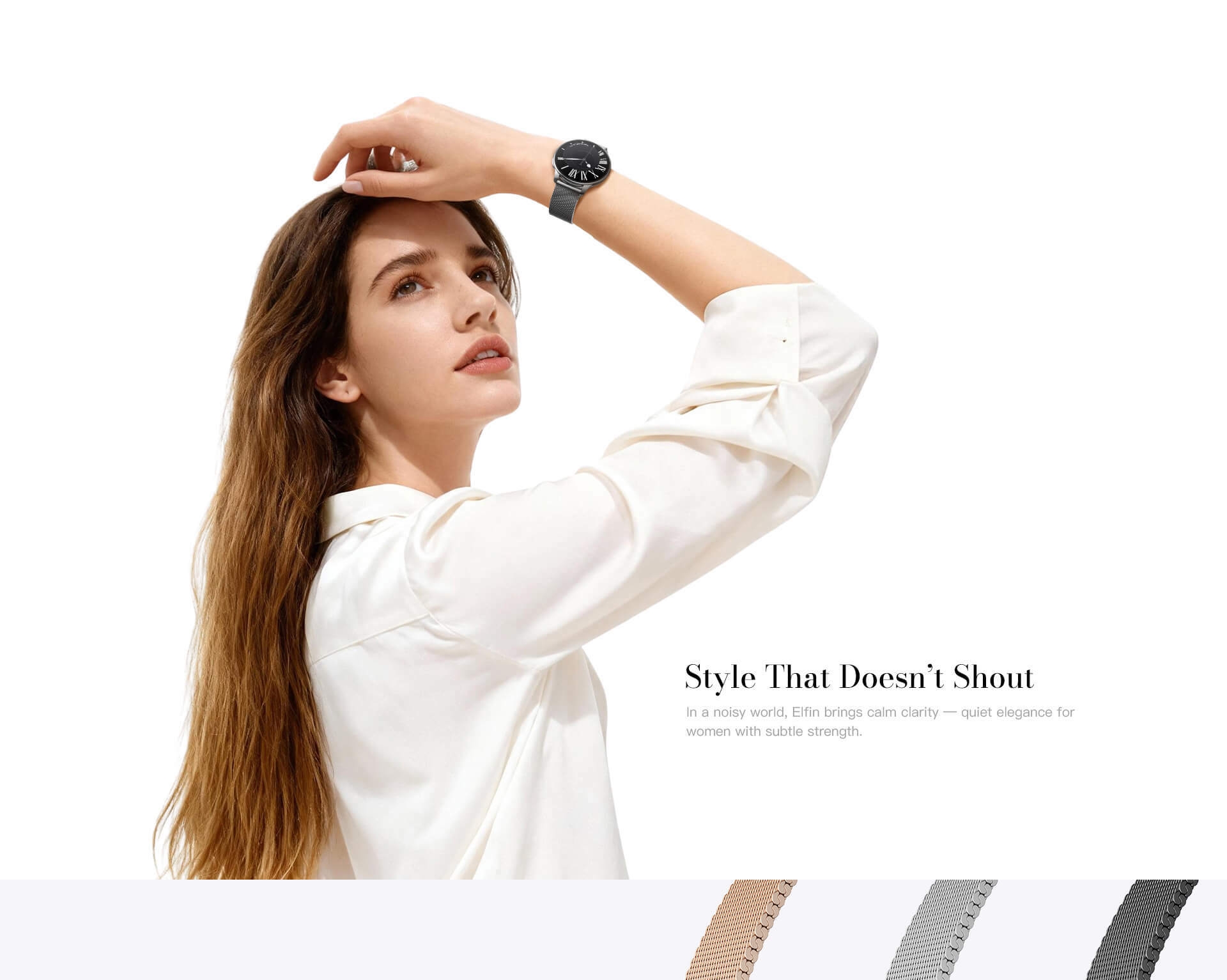 Kieslect Elfin World's Thinnest Women's Smartwatch
