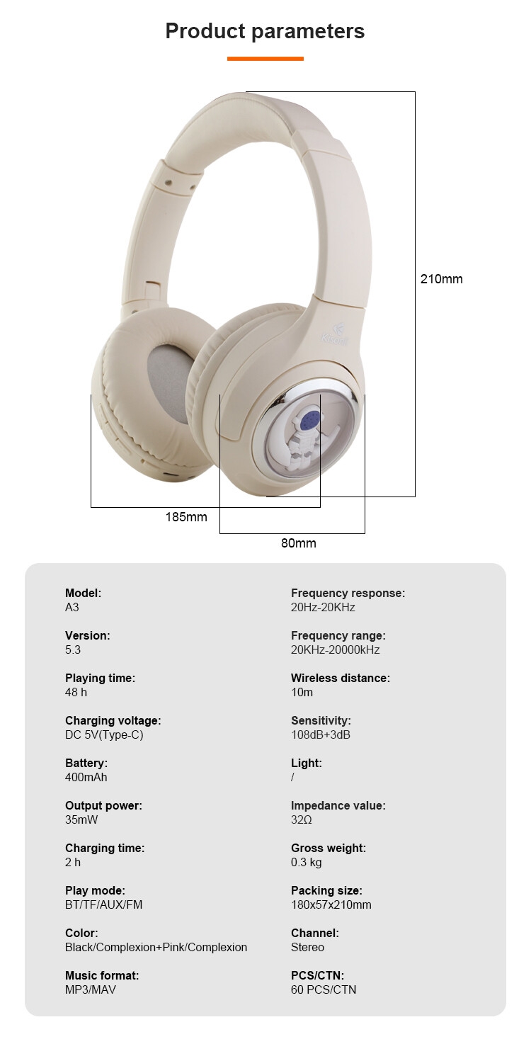 Kisnoli A3 Tws Blue Tooth Wireless Gaming Headsets Headphones Wholesale