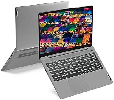 لاب توب لينوفو IdeaPad 5 - Ryzen 5 4500U 6 Cores ، 8GB RAM ، 512 جيجابايت SSD ، AMD Radeon Graphics ، 15.6 بوصة FHD (1920x1080) TN 250nits مضاد للتوهج ، بصمة الإصبع ، لوحة مفاتيح بإضاءة خلفية ، دوس - بلاتيني