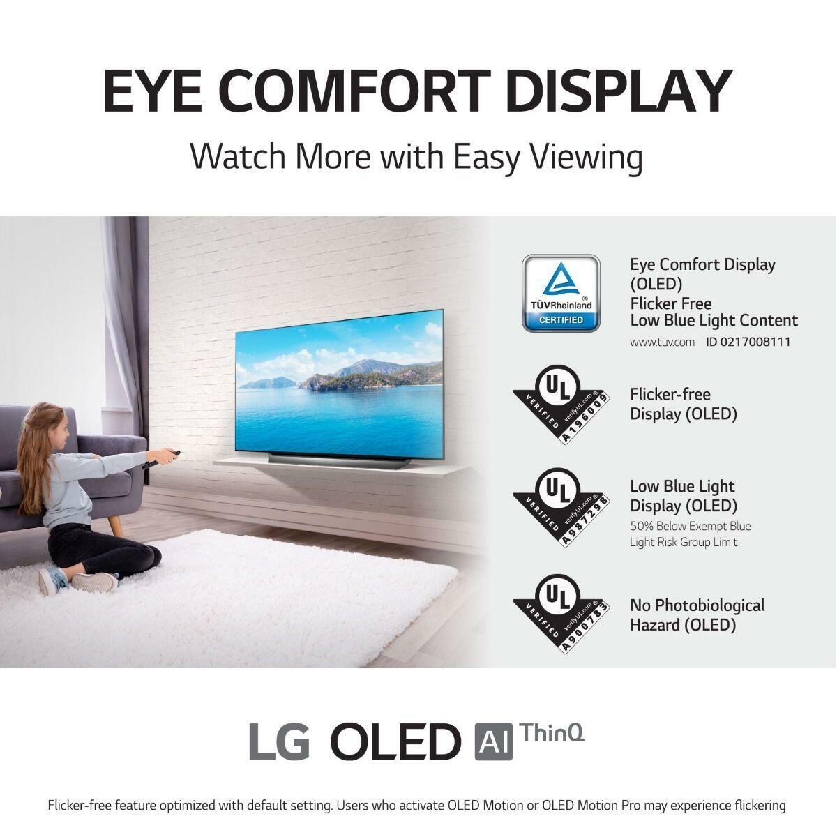 تلفزيون سمارت ال جي 48 بوصة OLED، بدقة 4K UHD، بريسيفر داخلي - OLED48C1PVB