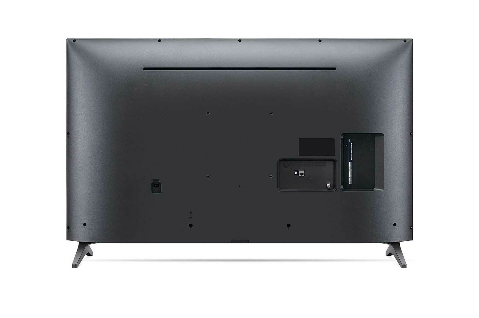 LG UHD 4K TV 43 Inch UP75 Series, 4K Active HDR WebOS Smart AI ThinQ, rear view, 43UP7550PVG