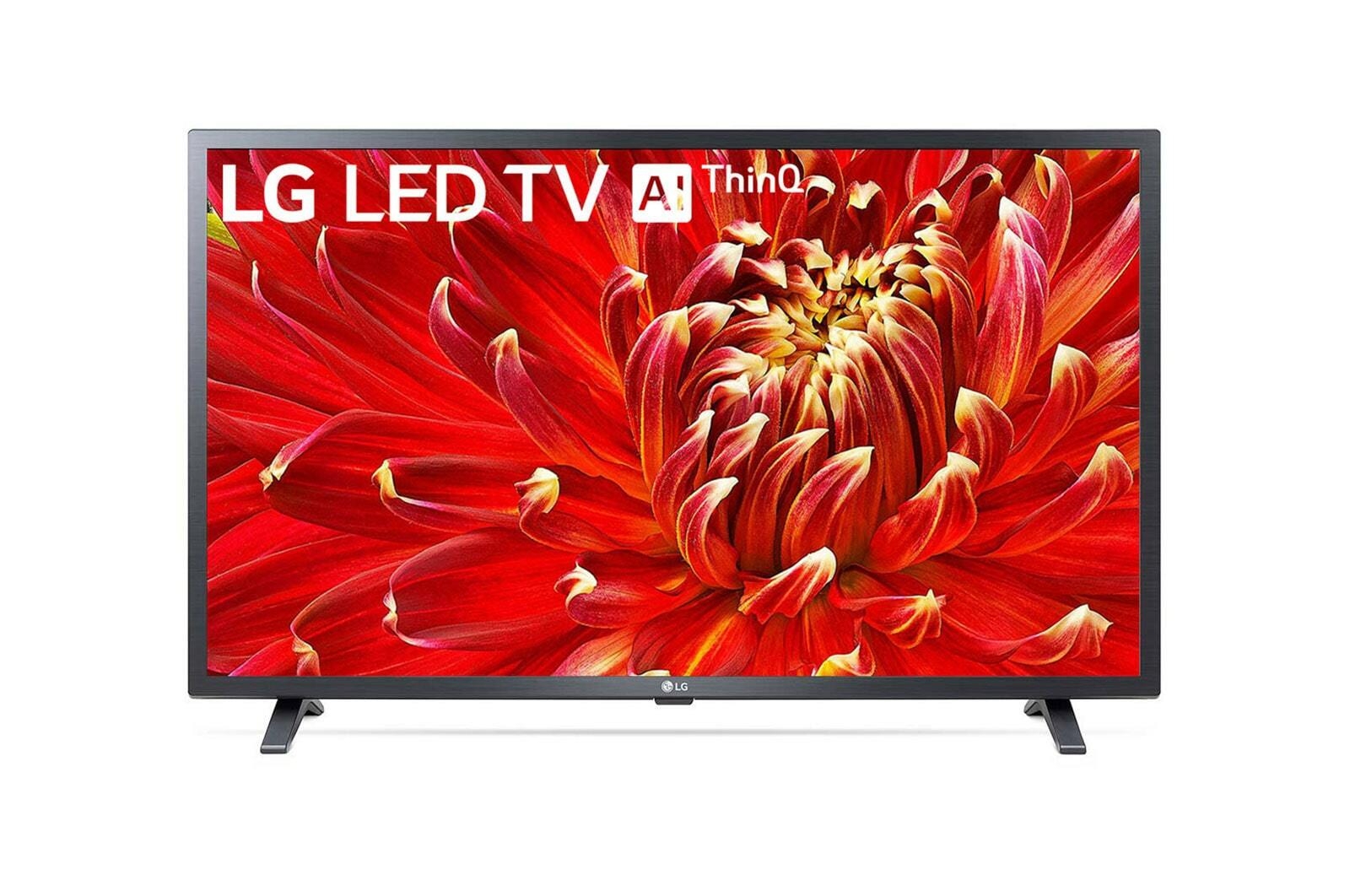 LG LED Smart TV 32 inch LM637B Series HD HDR Smart LED TV, 32LM637BPVA-Front View with inscreen, 32LM637BPVA