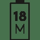 18 month battery icon